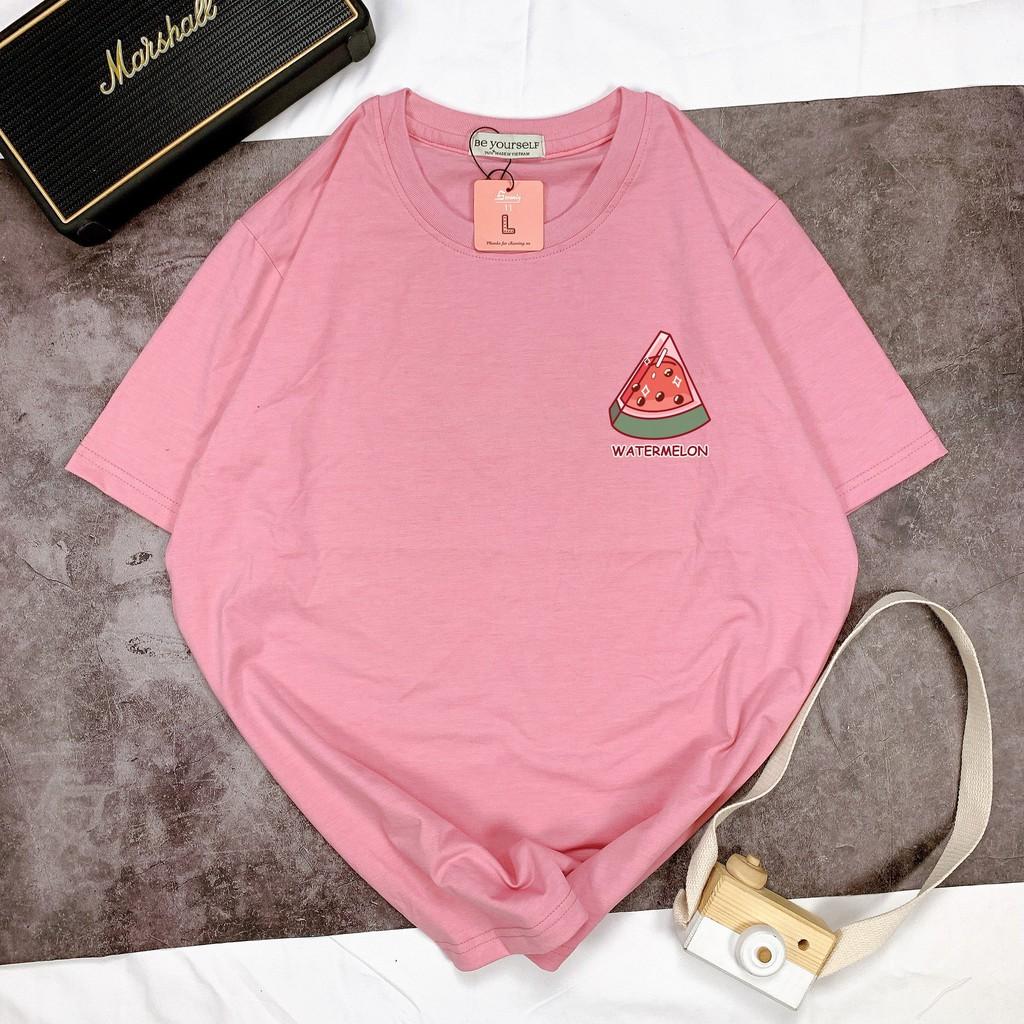 - Áo thun tay ngắn Be Yourself unisex size M L XL - WATERMELON