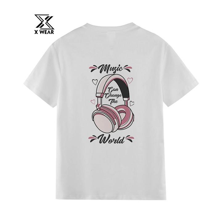 Áo Thun Unisex Nam Nữ X-WEAR MUSIC TS13