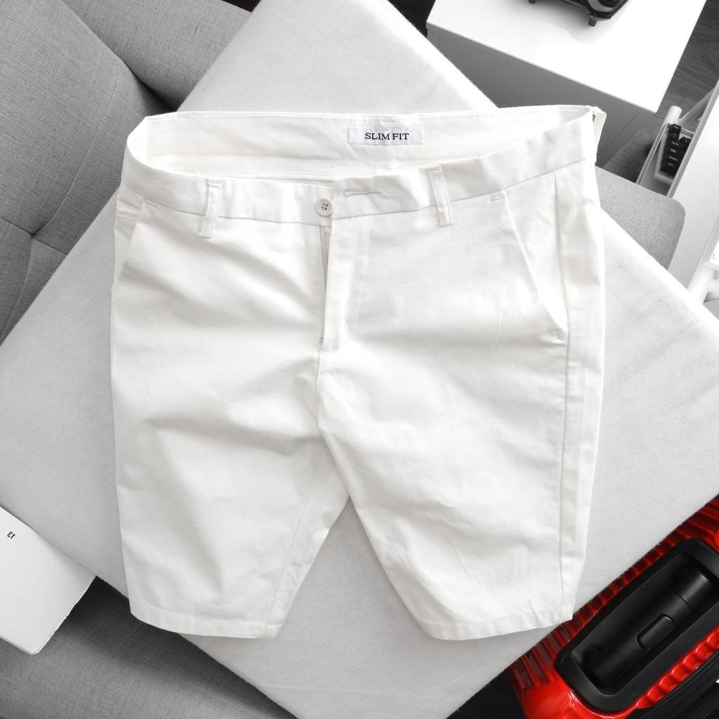 Quần short POTIMAN chất vải linen mới xuất dư xịn mềm mịn, thoáng mát 5 màu basic cực hót