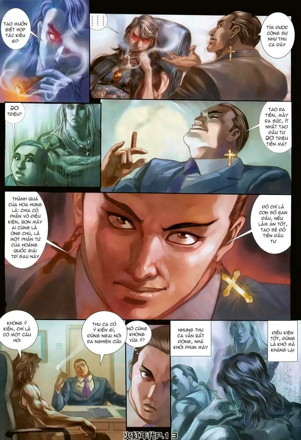 hỏa hồng niên đại hắc cốt đường chapter 128 10