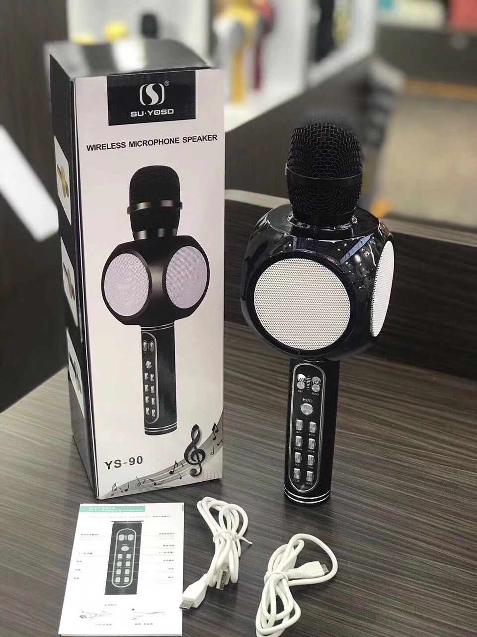 Mic Karaoke Bluetooth Ys -90 - Hàng Nhập Khẩu (Giao Màu Ngẫu Nhiên)