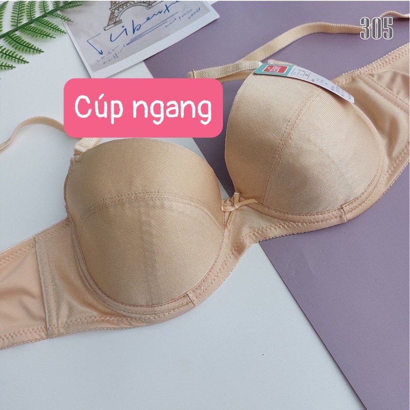 Áo Lót Nữ Mỏng Trơn Có Gọng Cúp Ngang Cài Sau 2 Móc Zenny 305 – Ôm Vừa, Nhẹ Nhàng
