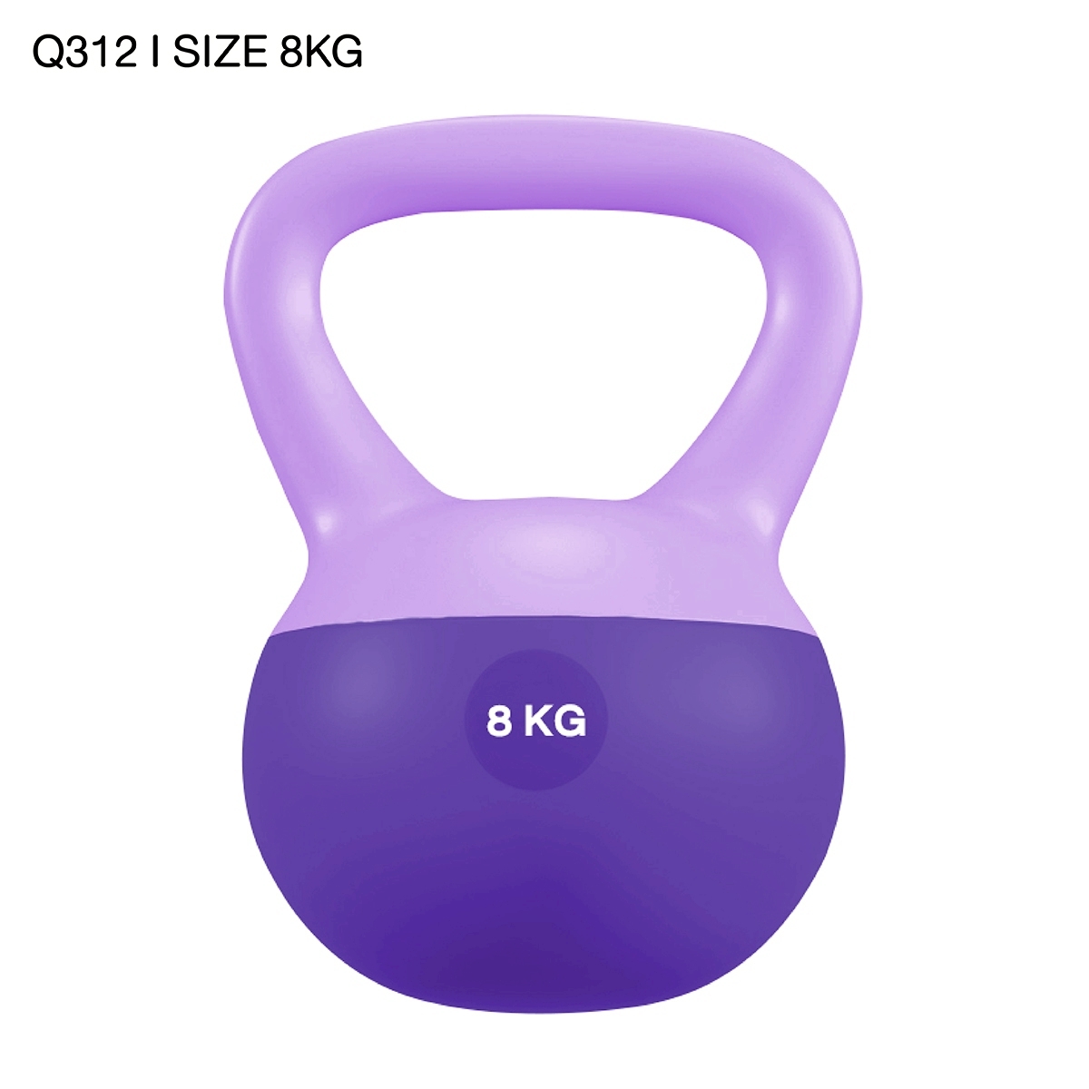 BG Tạ Bình Q312 Cao Su Mềm, chuông Ấm, Tạ Ấm 2kg, 4kg, 5kg, 6kg, 8kg, 10kg