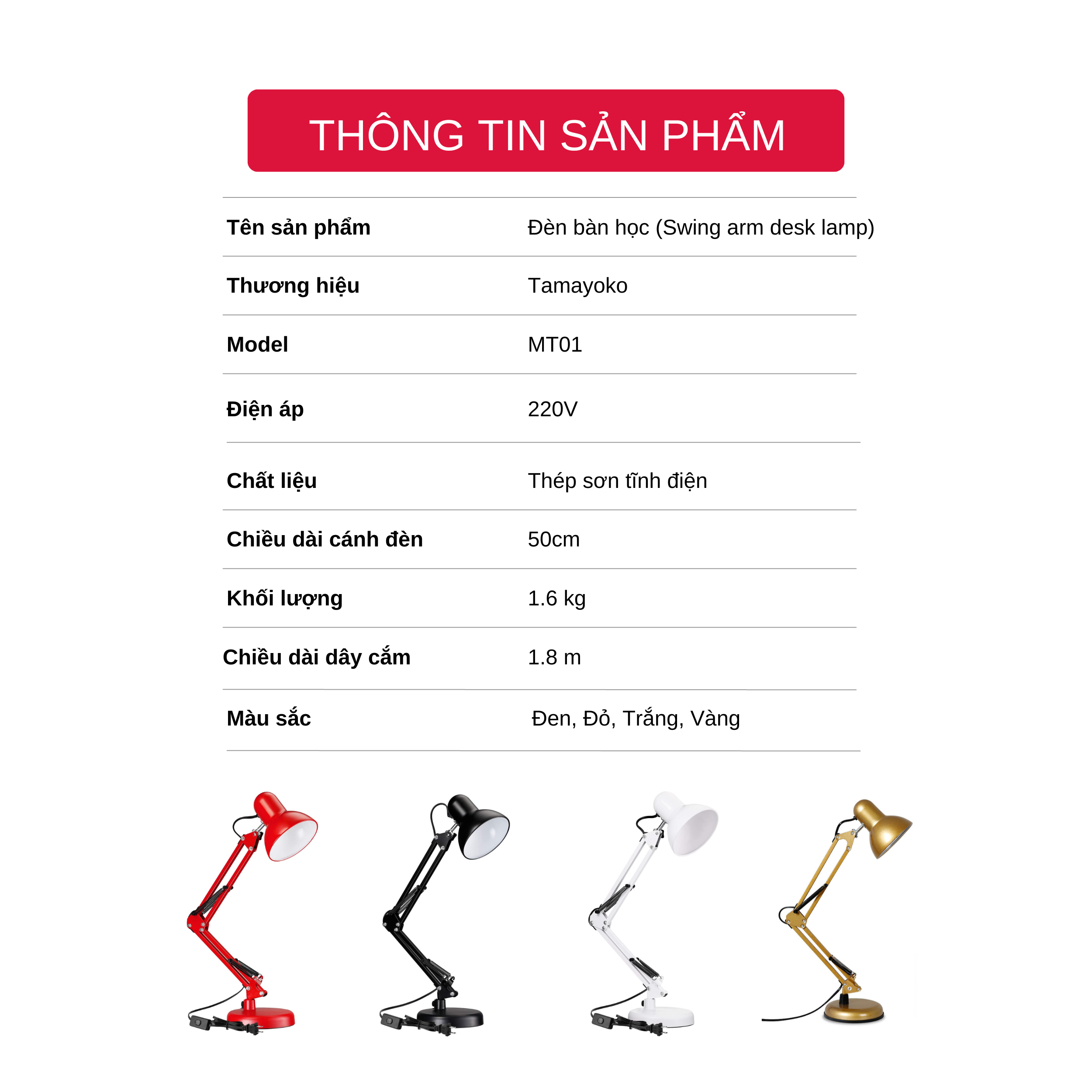 Đèn Học Làm Việc Đọc Sách Để Bàn Pixar Chống Cận Thị Bảo Vệ Mắt - Hàng Chính Hãng Tamayoko