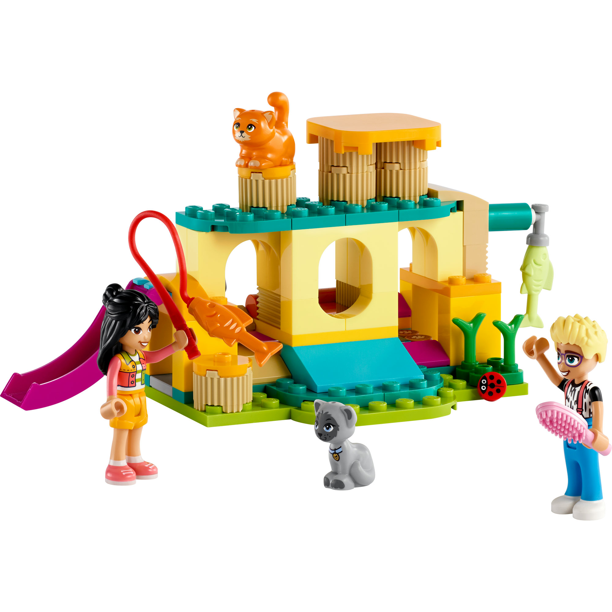 LEGO FRIENDS 42612 Đồ chơi lắp ráp Khu vui chơi cho mèo con (87 chi tiết)