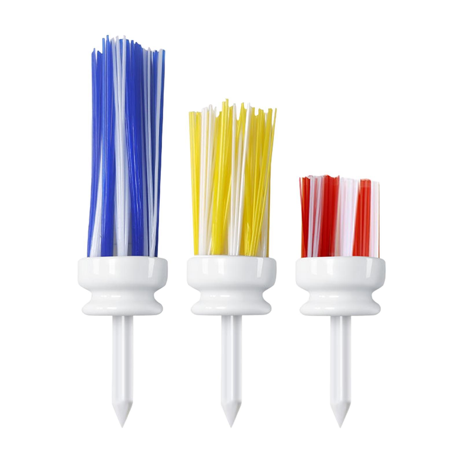 Brush Golf Tees Type Golf Equipment Low Friction Resistance Golf Ball Holder