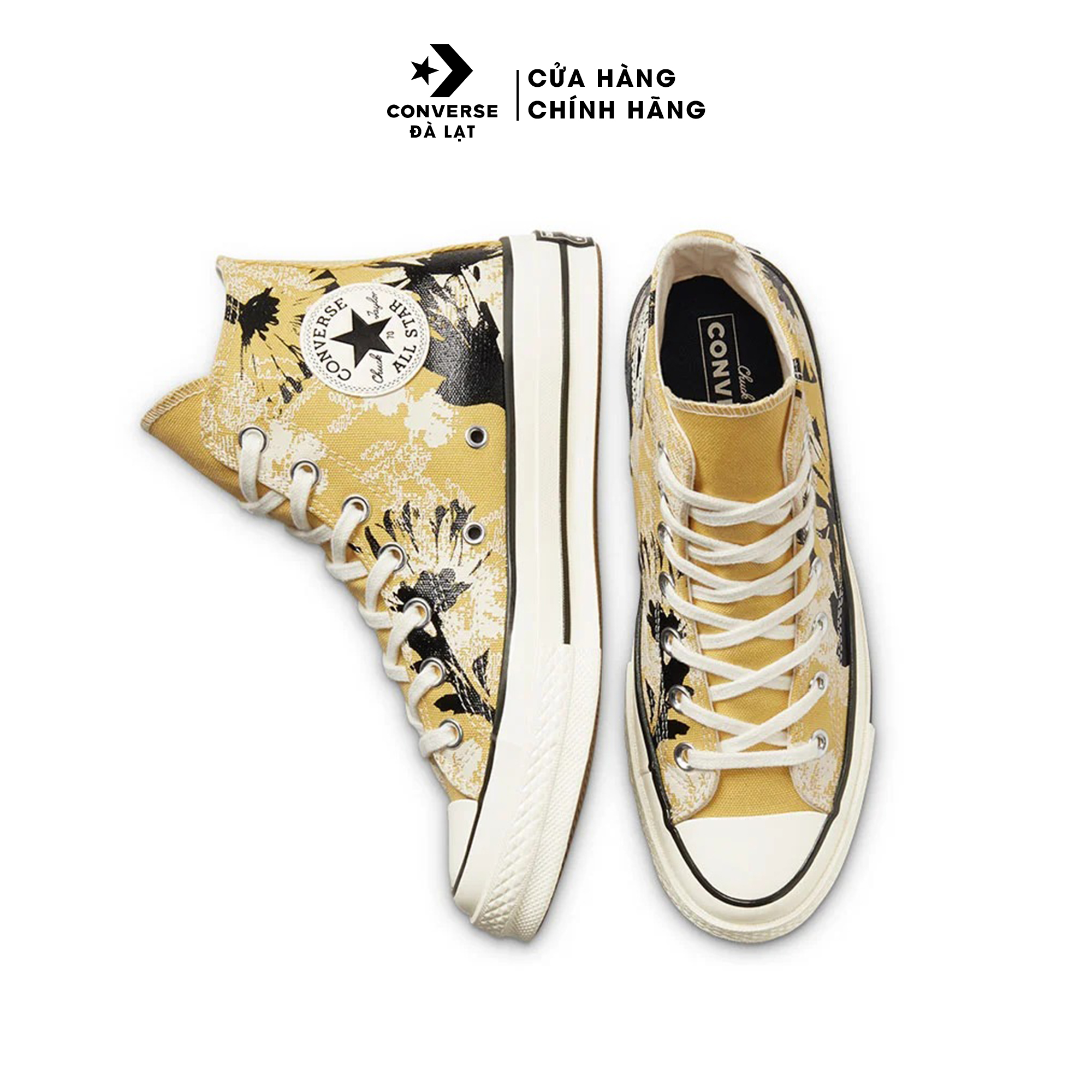 Giày thể thao cổ cao Converse Chuck 70 Hybrid Floral - 571581C