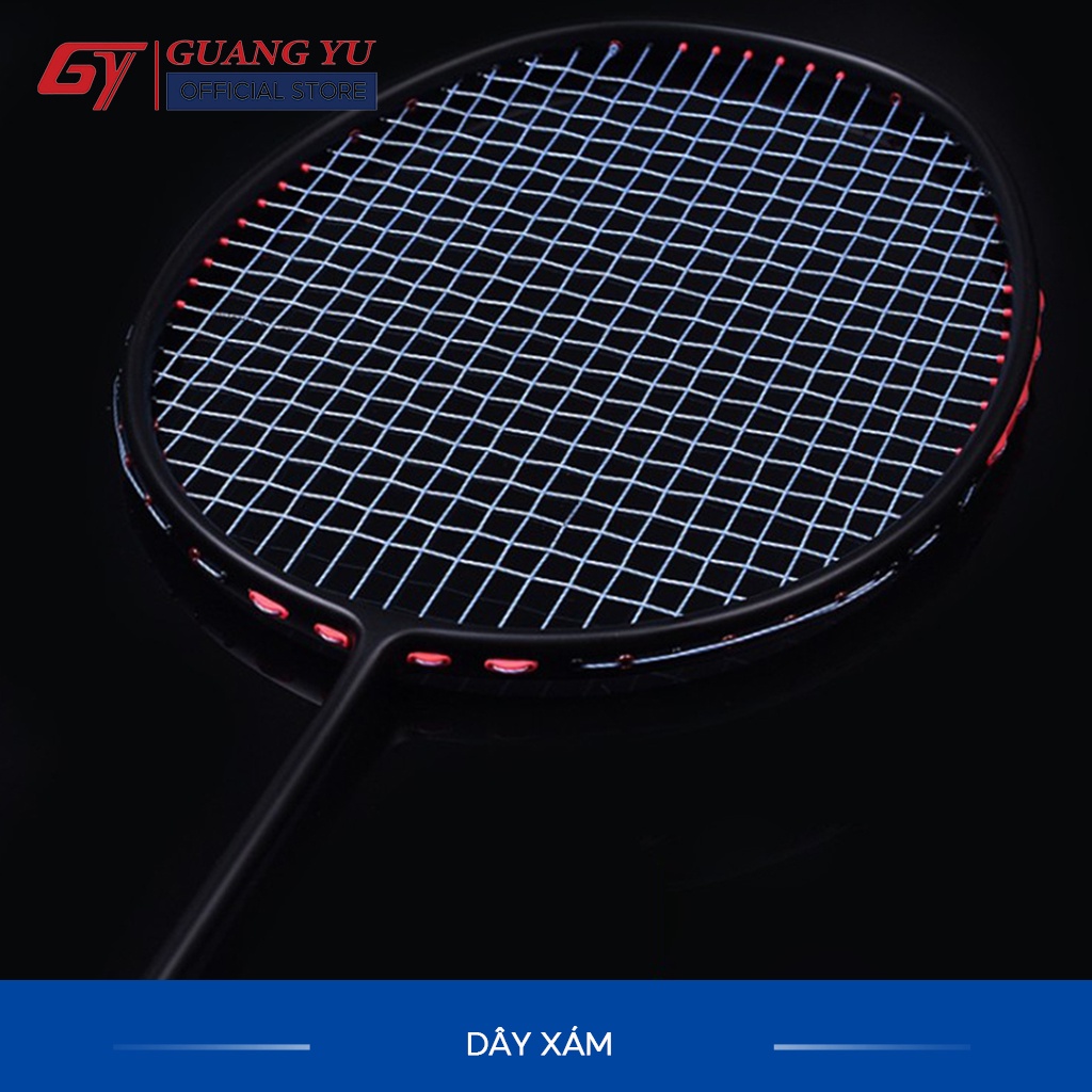 Vợt Cầu Lông GUANG YU 4U Khung Full Carbon Siêu Cứng, Vợt Chuyên Công, Căng Sẵn 11kg- V03