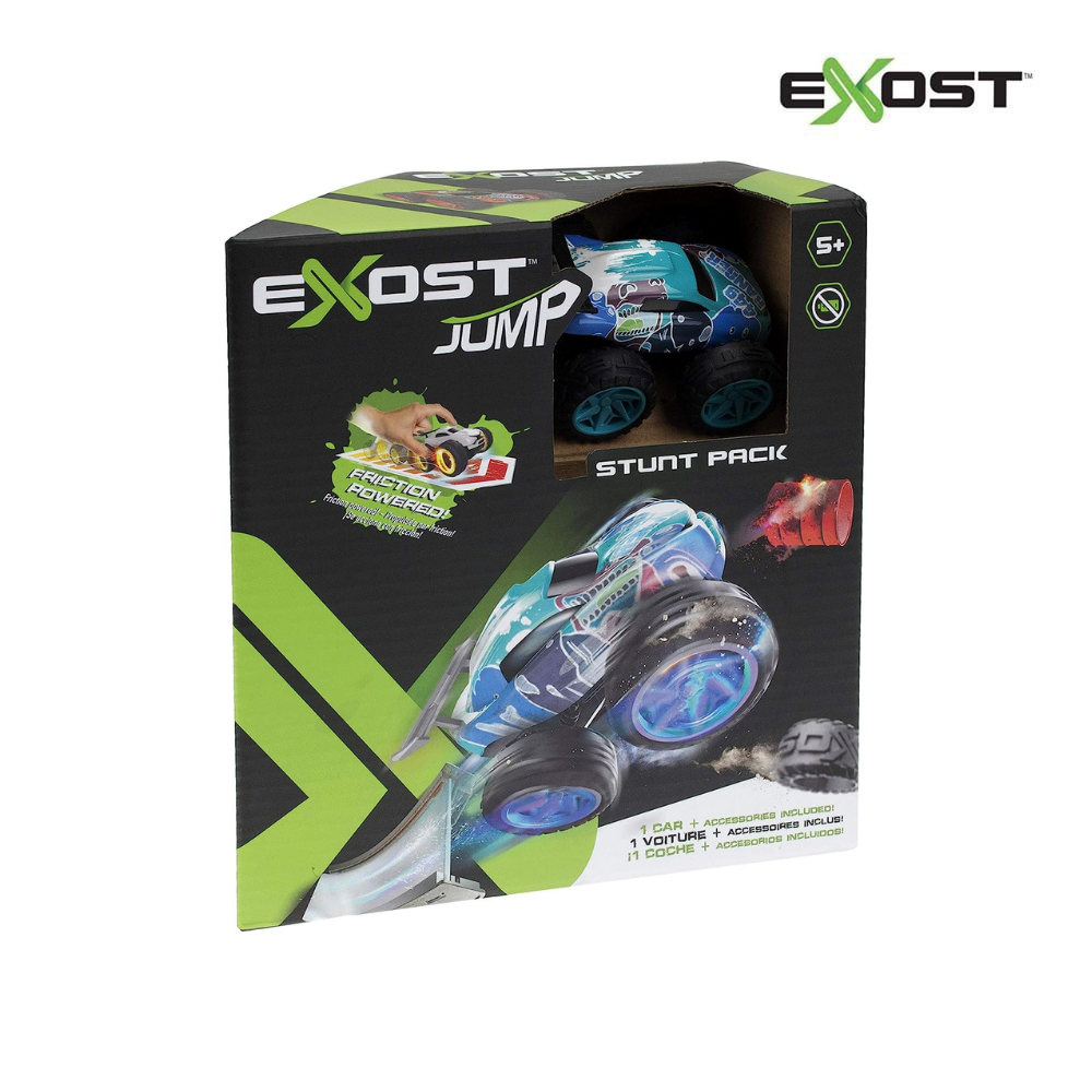 TiNiStore-Đồ chơi xe trớn nhào lộn kèm phụ kiện Jump Stunt Racer 1 Exost 20622001