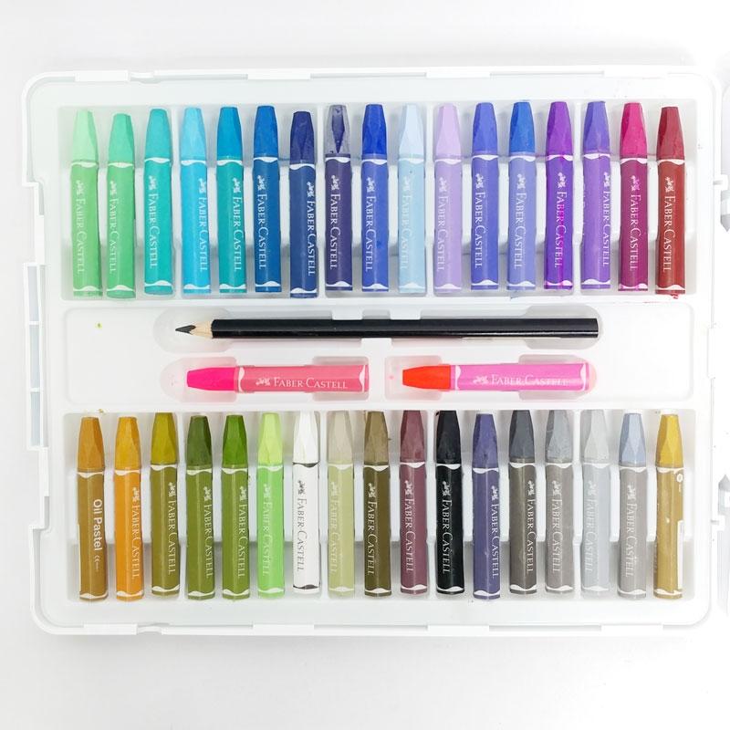 Hộp 72 Bút Sáp Dầu Kèm Chuốt - Faber-Castell 120172