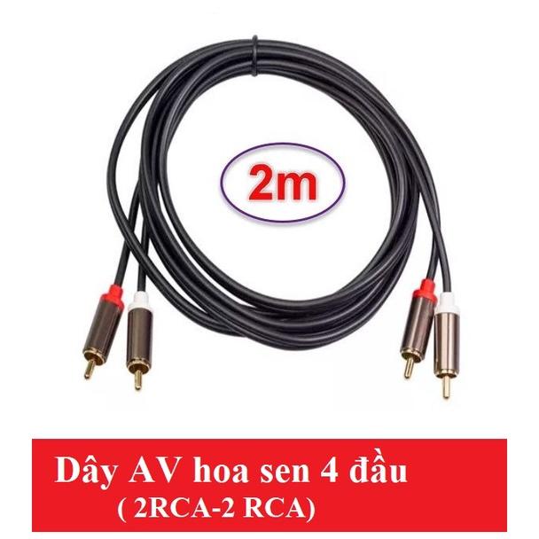 Cáp AV hoa sen 2 đầu RCA 2M cao cấp