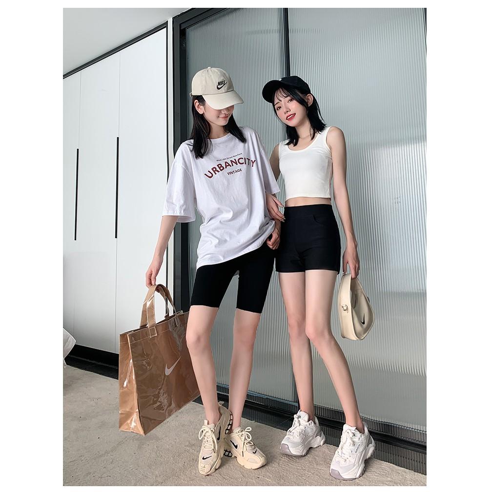 Quần legging ngố LEERY vải cotton cao cấp dáng lửng mặc nhà ôm bó lưng thun tập gym yoga bigsize LEG-03