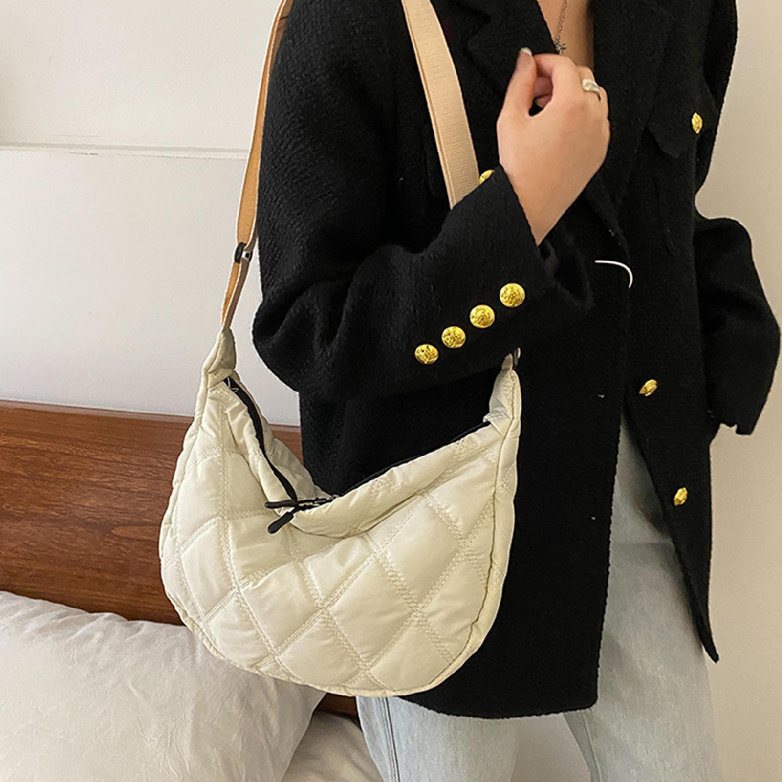 Women Crossbody Bags Oxford Cloth Shoulder Bag Big Capacity Tote Beach Dumpling Bun