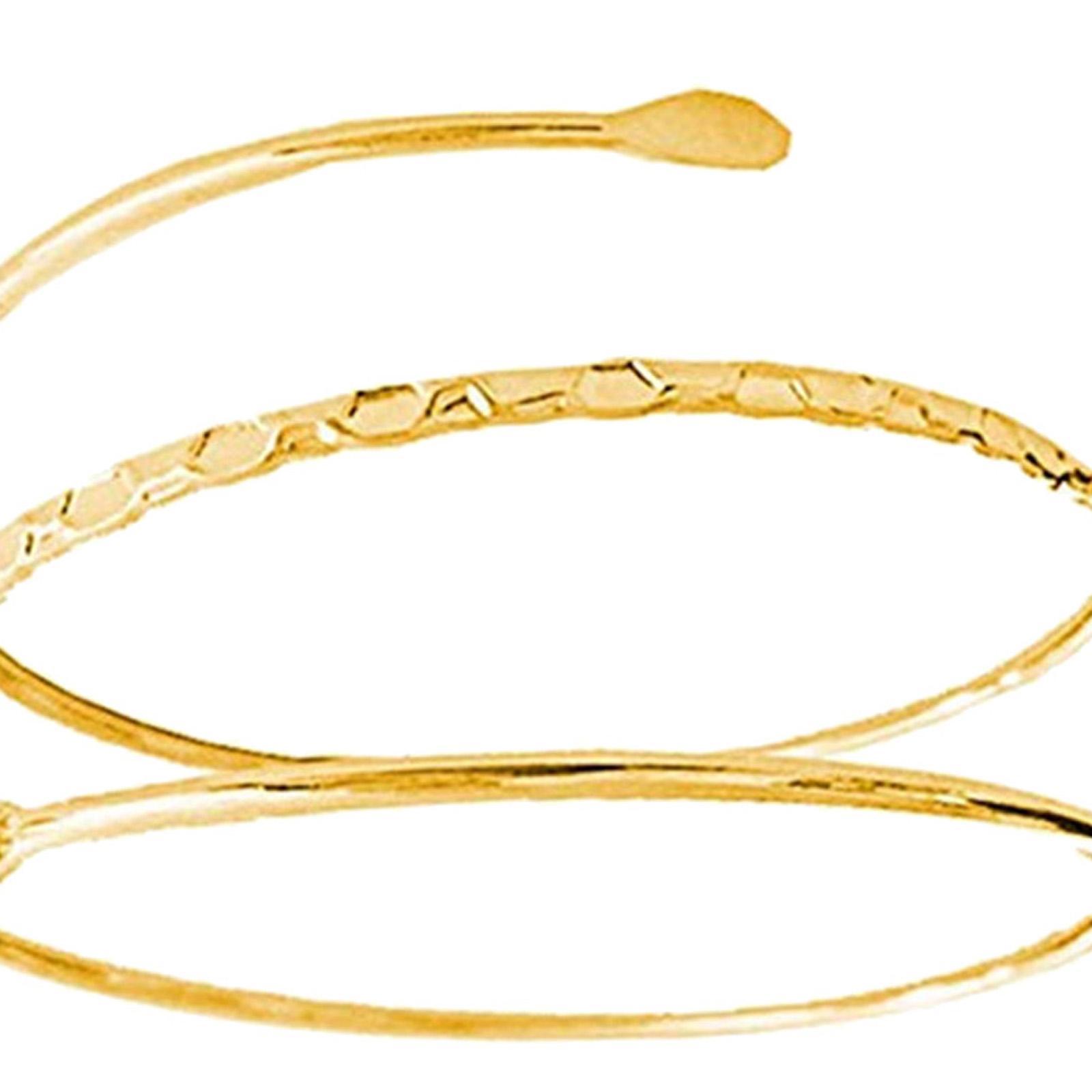 Minimalist Metal  Upper Arm  Bracelet Armlet Armband Bangle Golden