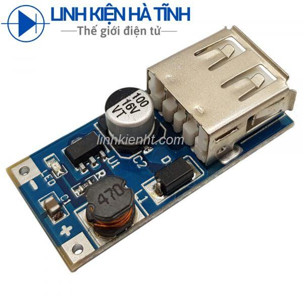 Mạch Tăng Áp 0.9~5V lên 5VDC - 600mA tích hợp Cổng USB - Chế sạc dự phòng