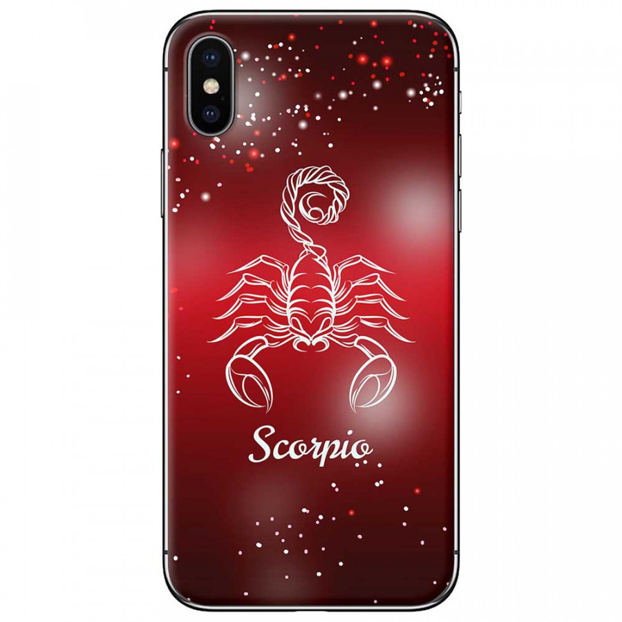 Ốp lưng  dành cho iPhone XS mẫu Cung hoàng đạo Scorpio