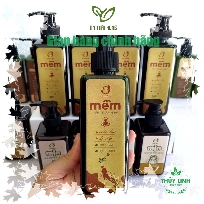 MỀM - Sữa tắm thảo dược An Thái Hưng - 300ml mềm da, ngăn ngừa mụn