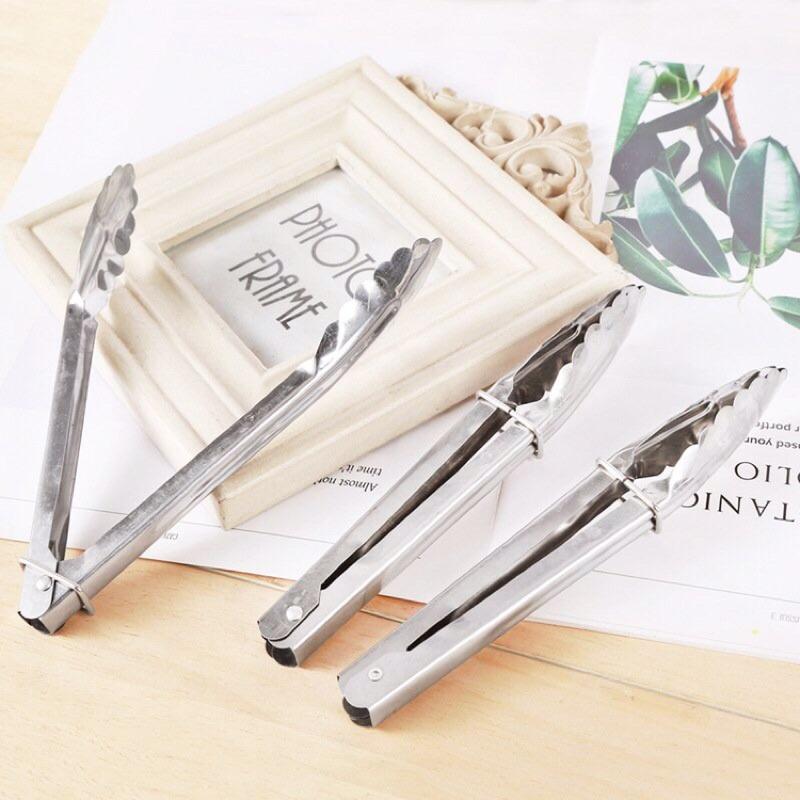 Dụng cụ kẹp gắp đồ ăn, gắp đá, gắp đồ nướng inox mẫu cánh hoa