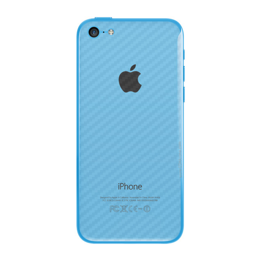 Miếng Dán Mặt Lưng Cacbon Dành Cho iPhone 5C- Handtown - Hàng Chính Hãng