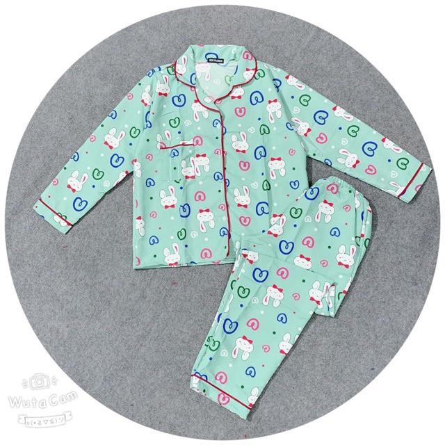 Bộ pijama quần dài áo dài tay cho nữ