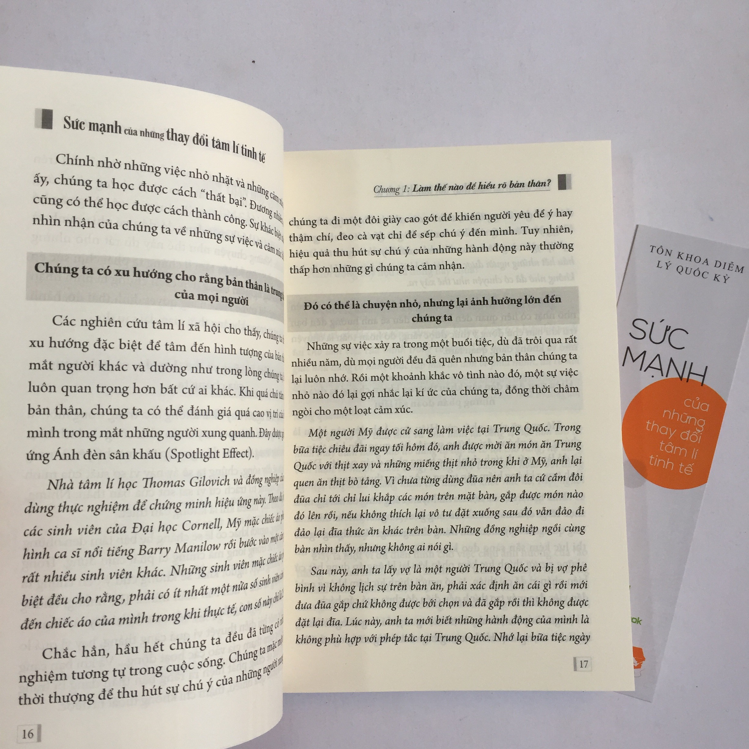 Sức Mạnh Của Những Thay Đổi Tâm Lý Tinh Tế kèm bookmark