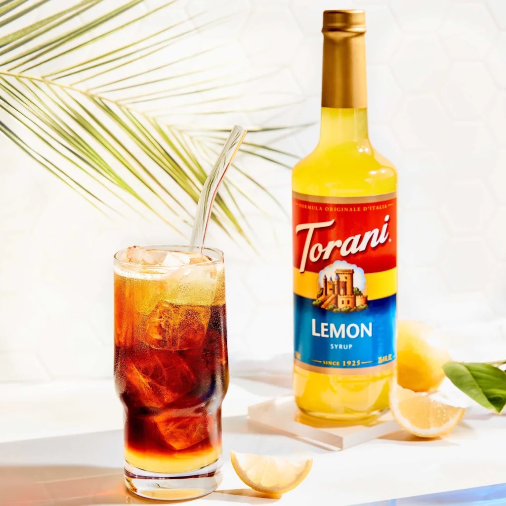 Siro Pha Chế Vị Chanh Vàng Torani Classic Lemon Syrup 750ml Mỹ