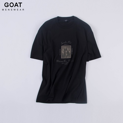 Áo Thun Nam Tay Ngắn In Hình Trẻ Trung GOAT MENSWEAR