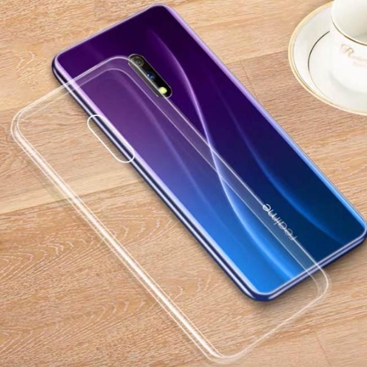 ỐP LƯNG DẺO SILICON TRONG SUỐT DÀNH CHO ĐIỆN THOẠI REALME X
