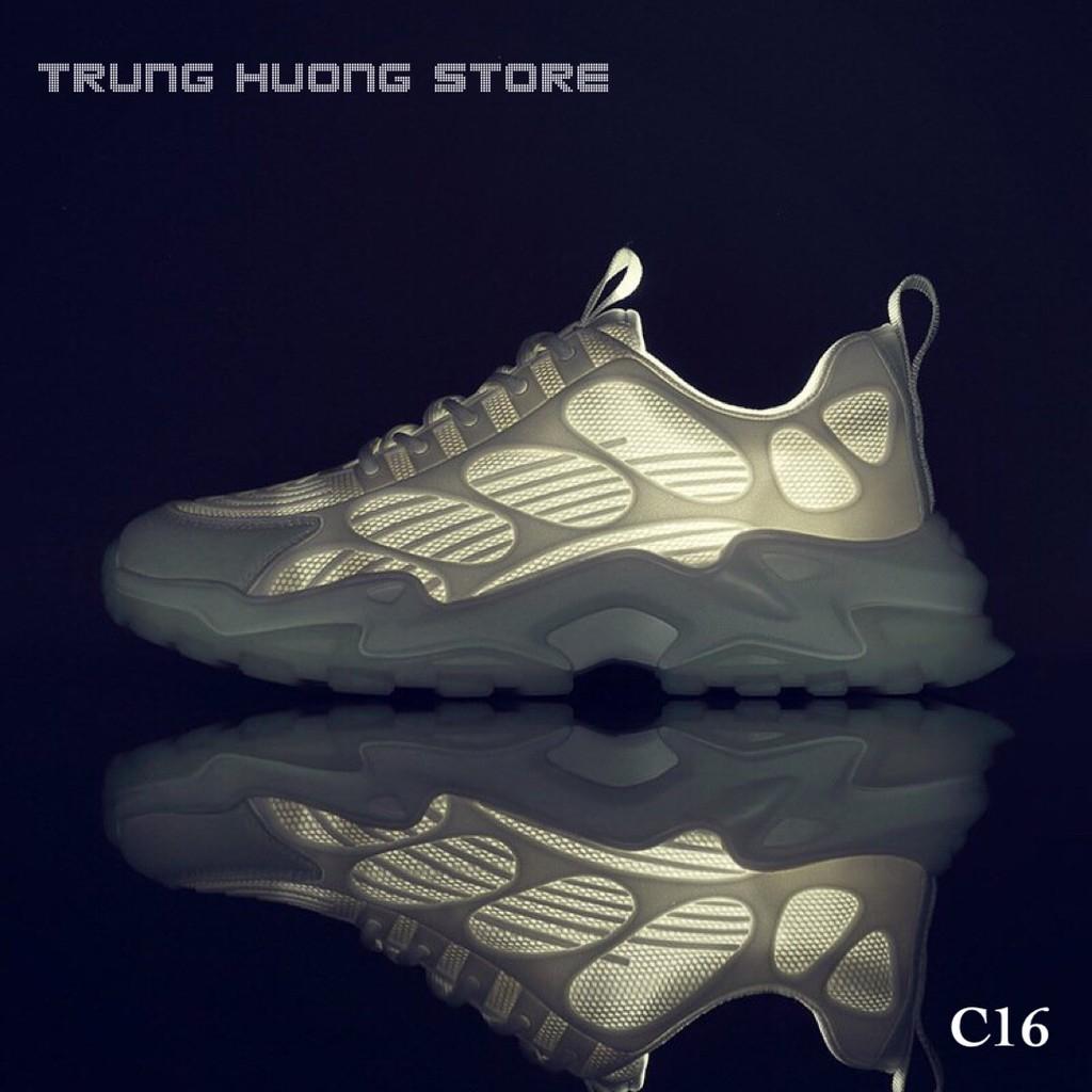 Giày Thể Thao Nam, Giày Sneaker Màu Trắng - CHÍNH HÃNG, HÀNG CAO CẤP Trung Hương B76 fullbox