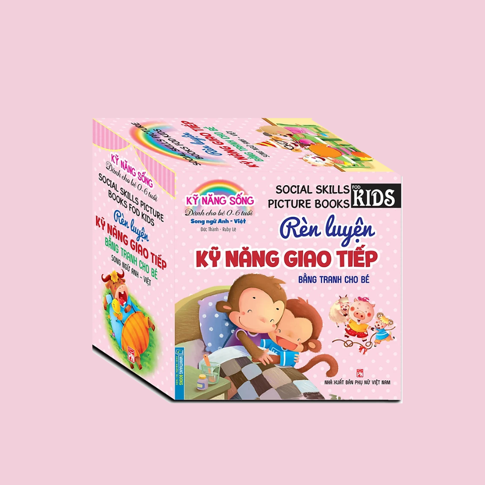 Combo 8c rèn luyện kỹ năng giao tiếp bằng tranh cho bé