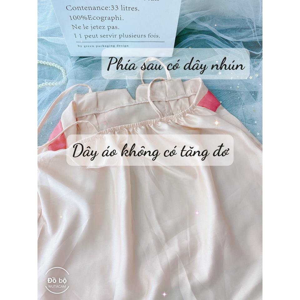 Đồ bộ đùi nữ mặc nhà, Bộ ngủ dễ thương hai dây- Phuongaliceshop
