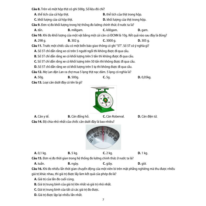 Bộ Đề Kiểm Tra Tham Khảo Khoa Học Tự Nhiên 6 - Theo Chương Trình GDPT Mới - OP