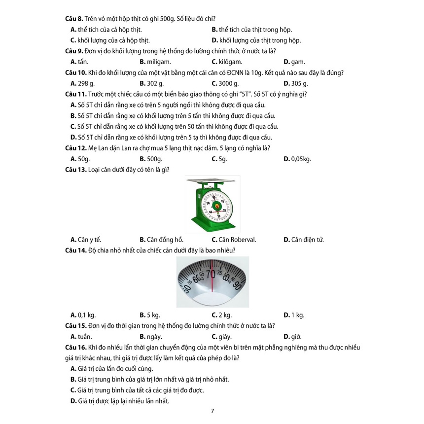 Bộ Đề Kiểm Tra Tham Khảo Khoa Học Tự Nhiên 6 - Theo Chương Trình GDPT Mới - OP