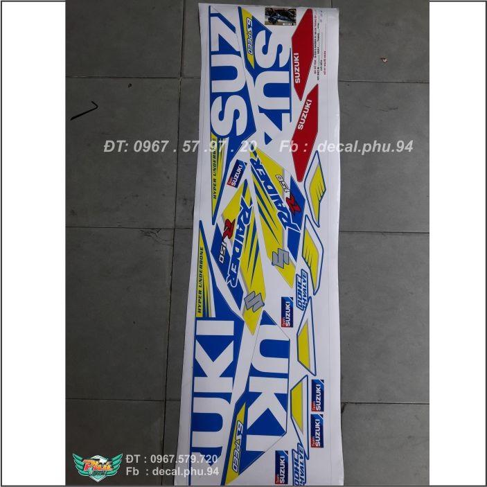 Tem rời Raider Xanh tráng  -1