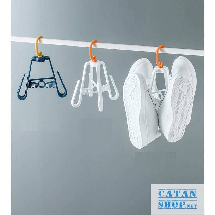 Móc phơi giày dép xoay 360 độ cao cấp, móc treo giày dép đa năng tiện lợi sạch sẽ, tiết kiệm diện tích nhà bạn