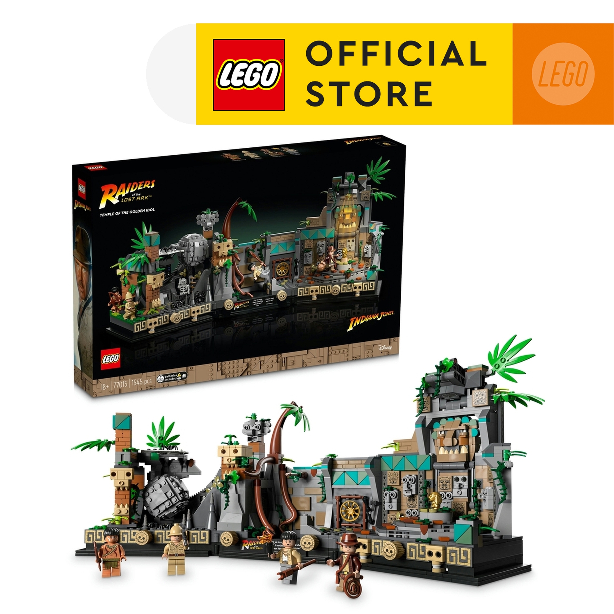 LEGO Indiana Jones 77015 Thám Hiểm Khu Đền Của Người Hovitos