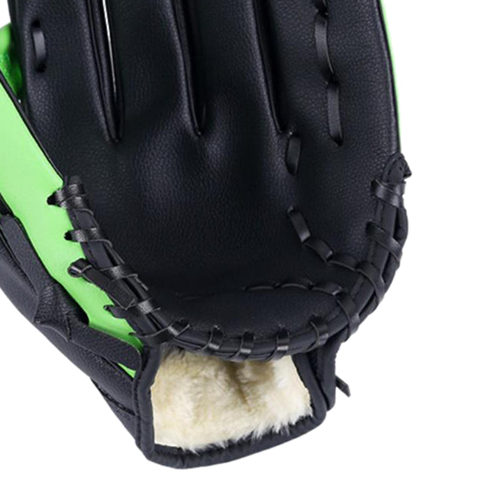 Adjustable Baseball Gloves with Soft Leather Thickening Pitcher Softball Gloves for Child Teens Adult Left Hand Throw, Left Hand Glove