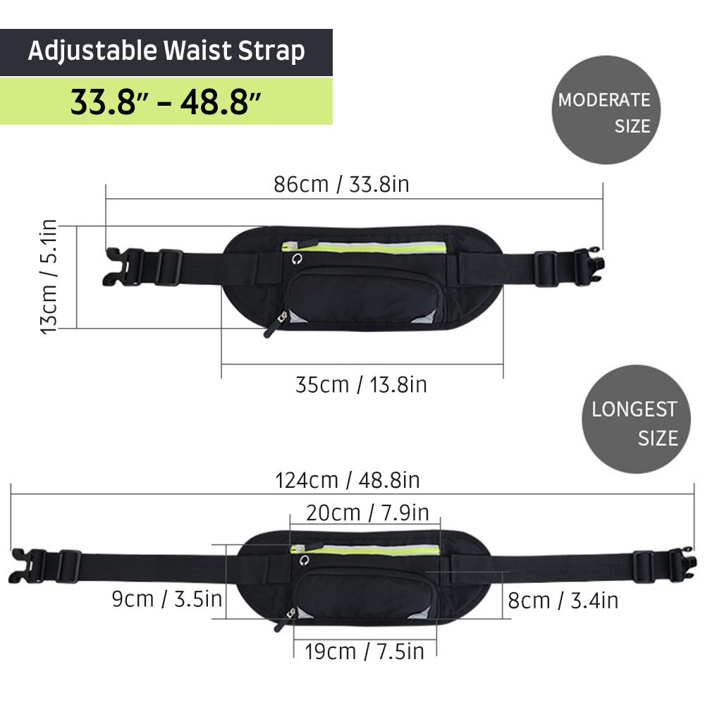 Túi đeo ngang hông có chỗ để chai nước để chạy bộ, đi xe đạp, lep núi tiện lợi