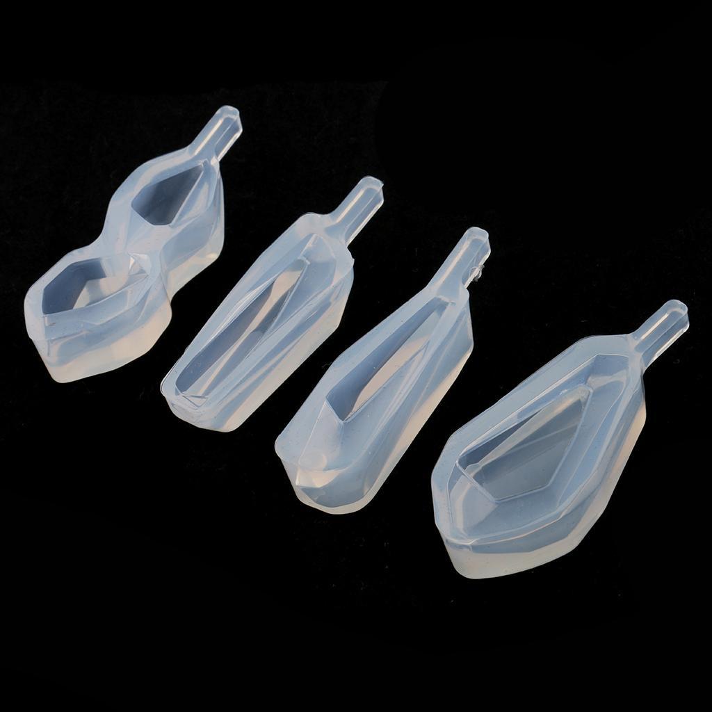 2-10pack 4Pieces Mixed Shape Silicone DIY Molds for Resin Jewelry Making Craft