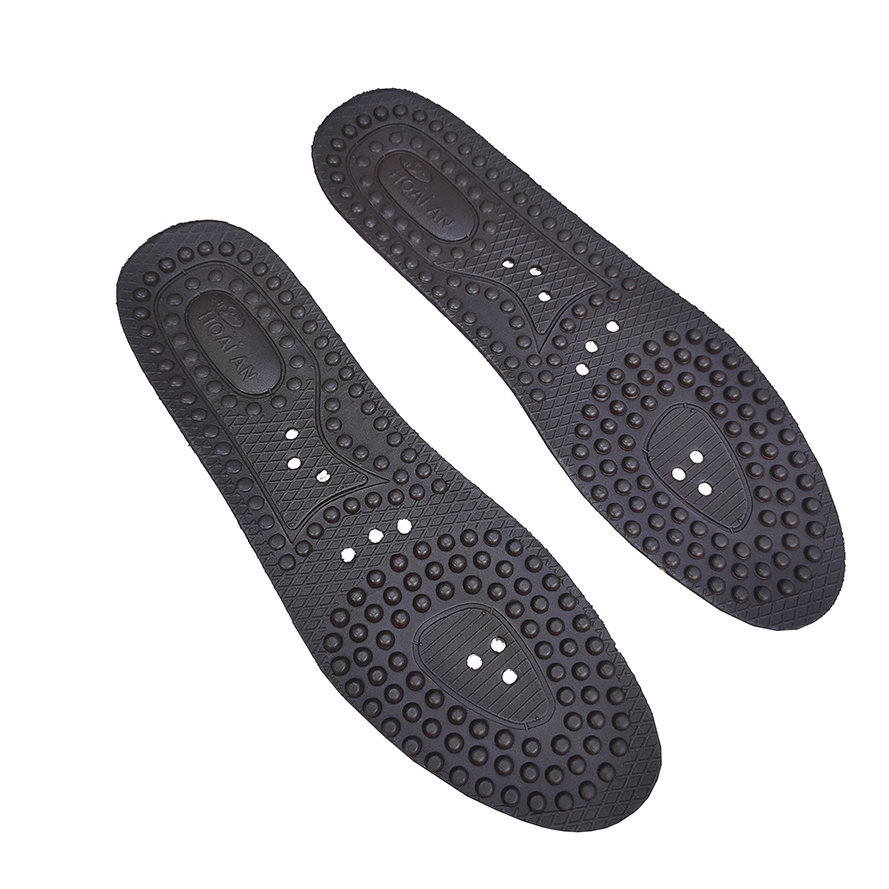 Lót Giày Da Thoáng Khí Khử Mùi Chất Liệu Cao Su Non Mềm Êm LGN2030