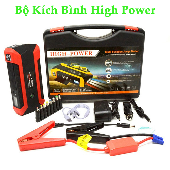 Bộ Kích Bình Ô Tô Kiêm Sạc Dự Phòng High Power 898000mAh Cao Cấp