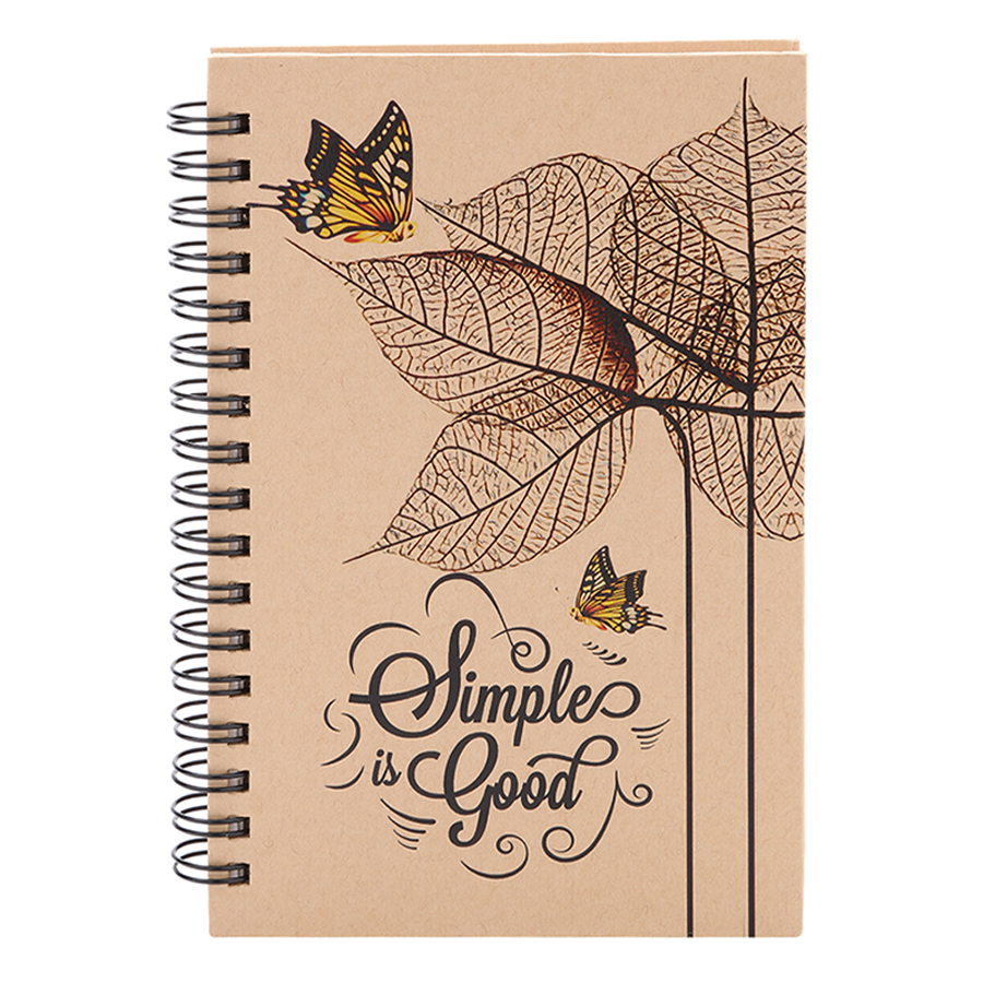 Notebook PhotoStory 140 Trang Bìa Kraff Cứng Lo Xo TK18 (14 x 16cm)