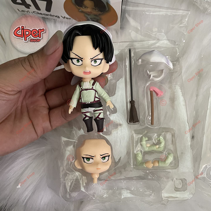 Mô hình Nendoroid 417 - Levi Cleaning Ver - Figure Action Nendoroid 417