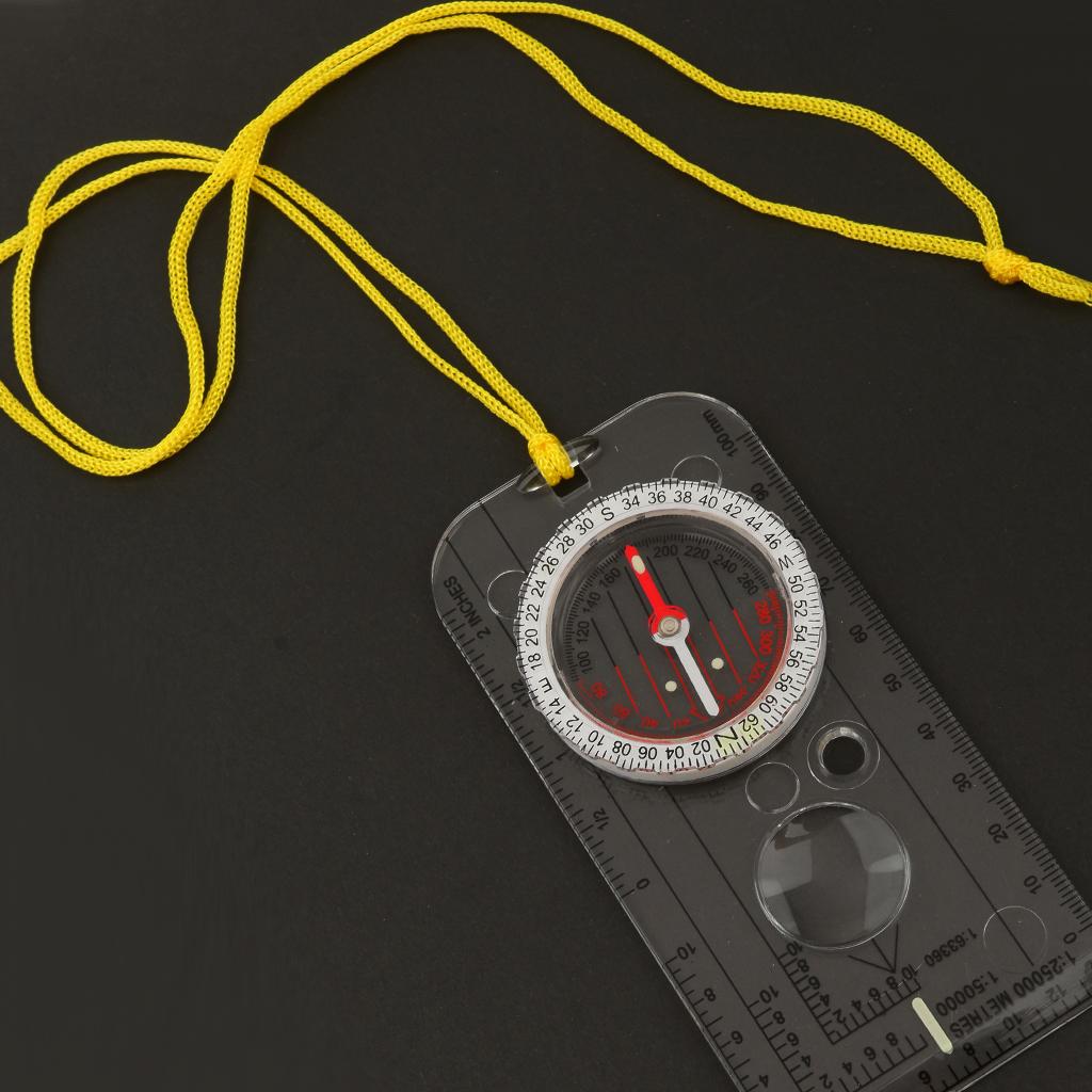 Multi-functional Pocket Compass Set for Hiking Camping Boating Cycling Orienteering