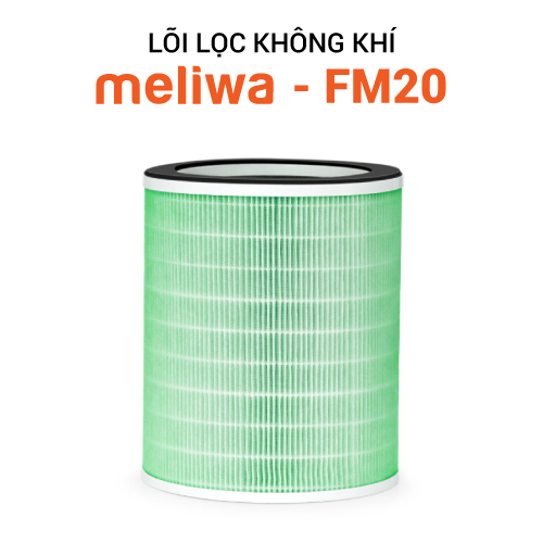 Lõi lọc không khí meliwa FM20 HEPA 13 4 Lớp lọc bụi, Kháng khuẩn &amp; Khử mùi thương hiệu Singapore| Hàng chính hãng
