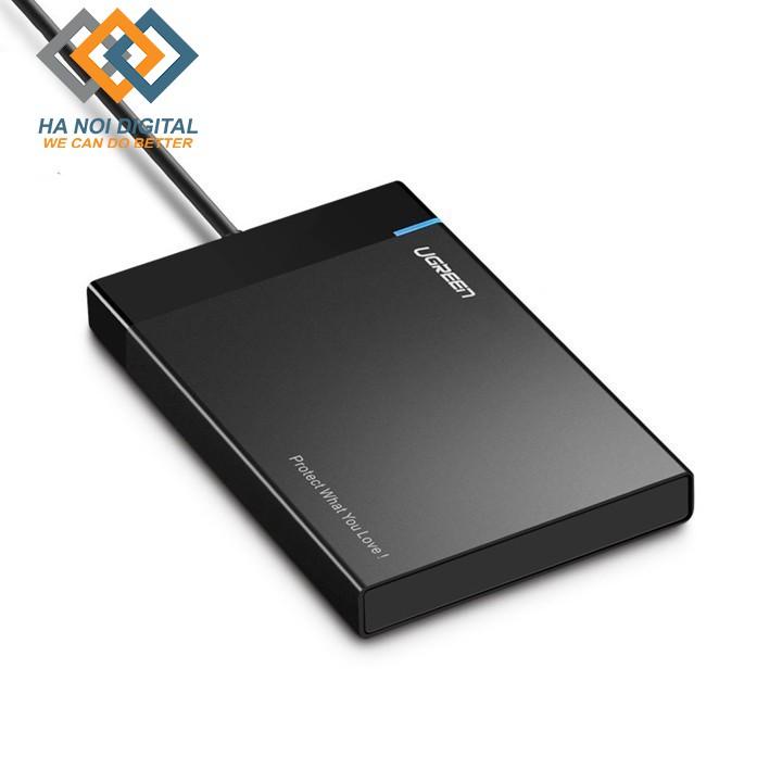 Vỏ hộp đựng ổ cứng SATA 2.0/3.0 2.5&quot; và SSD vỏ nhựa ABS cao cấp UGREEN US221