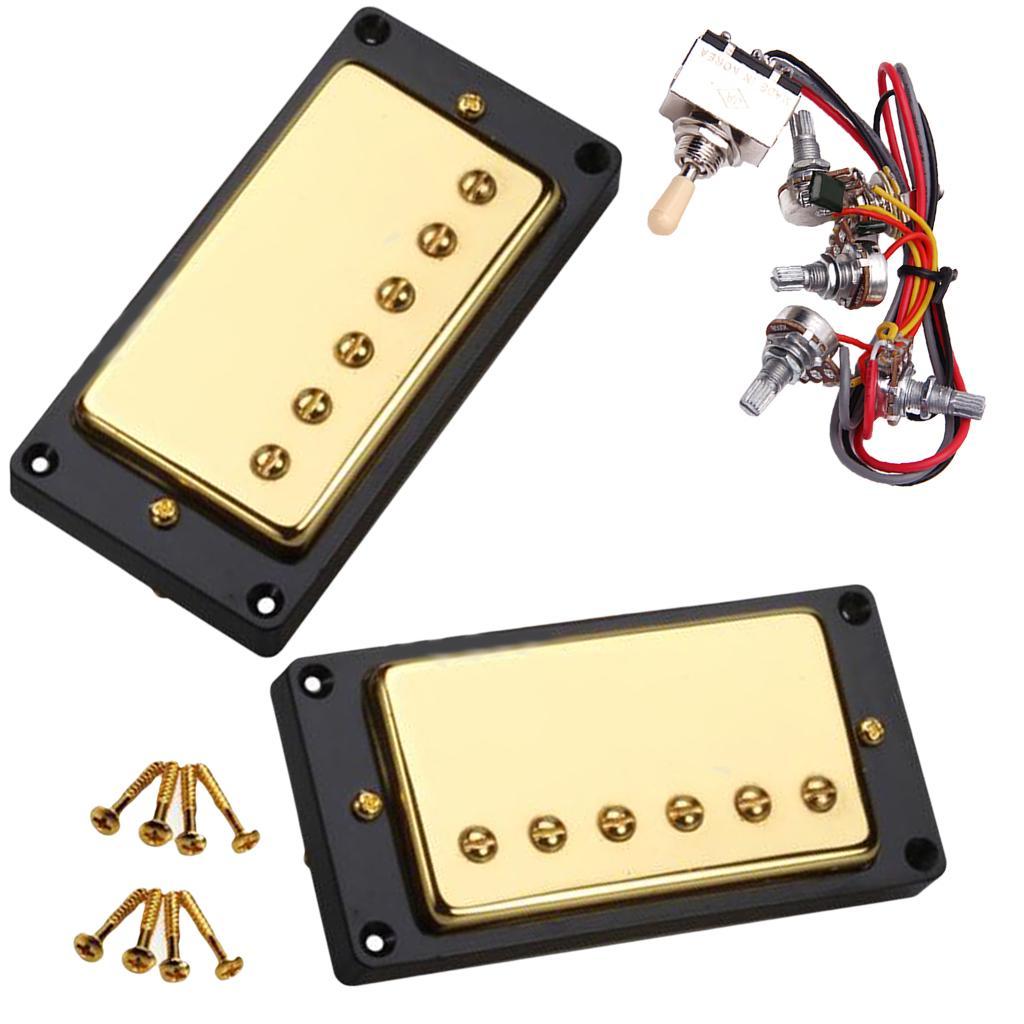 Wiring Copper Humbucker Pickup Set Sealed for LP Electric Guitar