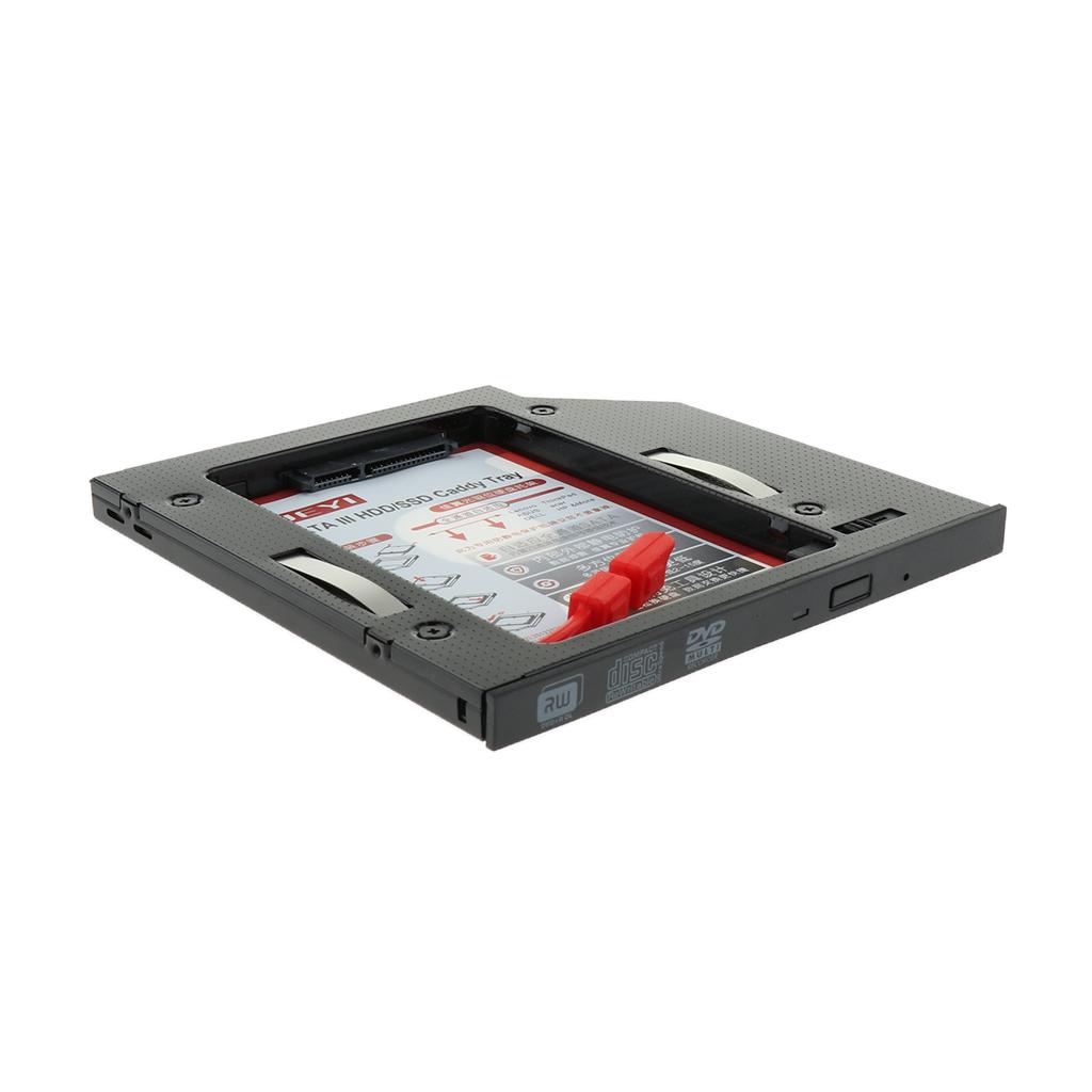 8.9mm-9.5mm SATA III HDD SSD Hard Drive Caddy Case Adapter Universal Laptop CD/DVD-ROM Optical Bay for 7mm/9.5mm SATA Hard Disk