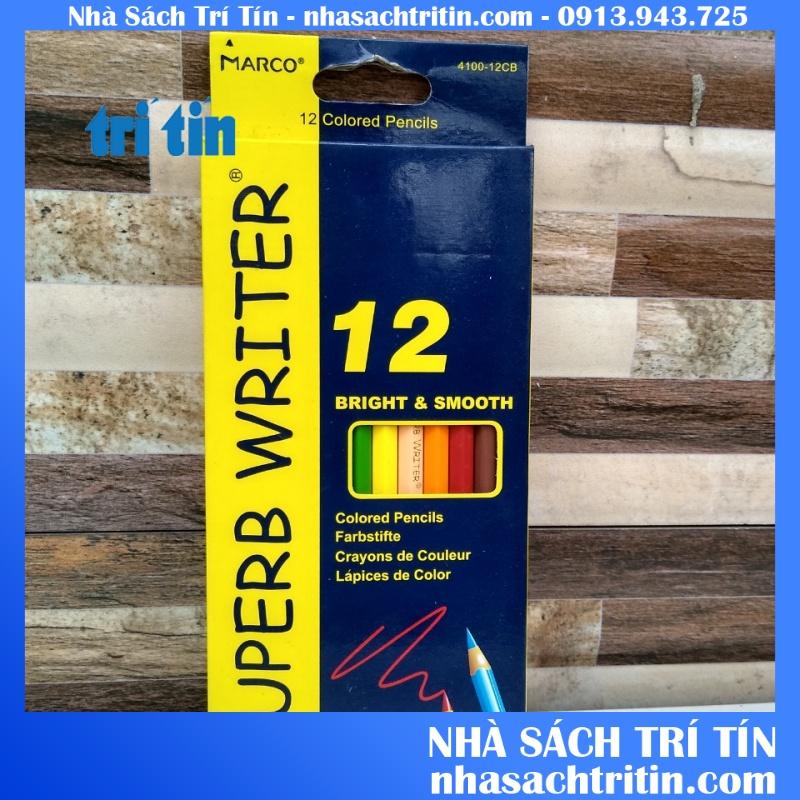 Bút Chì màu 4100 Marco Superb Writer ( 12 / 24 / 36 màu ) hộp giấy