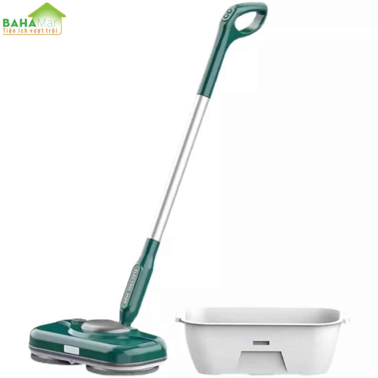 BỘ CÂY LAU NHÀ ĐIỆN KHÔNG DÂY CÓ 2 BÁNH XOAY TỰ ĐỘNG PHUN NƯỚC 3 TRONG 1 "BAHAMAR" Phù hợp dùng: Phòng khách, phòng ngủ, văn phòng, nhà bếp